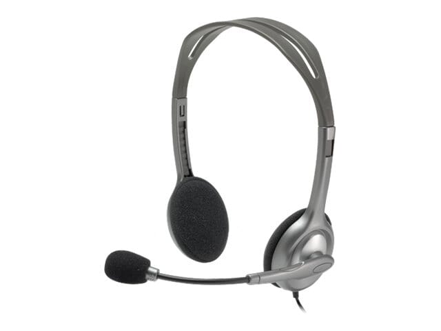 Logitech H110 Stereo Hoofdtelefoon - Zilver
