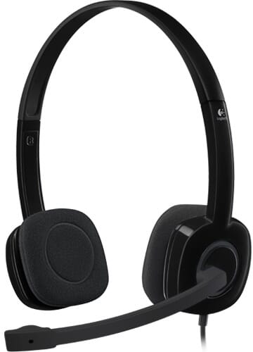 Logitech H151 Stereo Hoofdtelefoon - Zwart