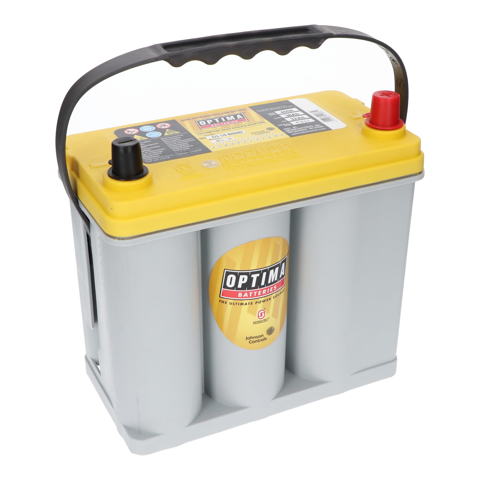 Optima Yellow Top Accu 12V 38Ah R-2.7