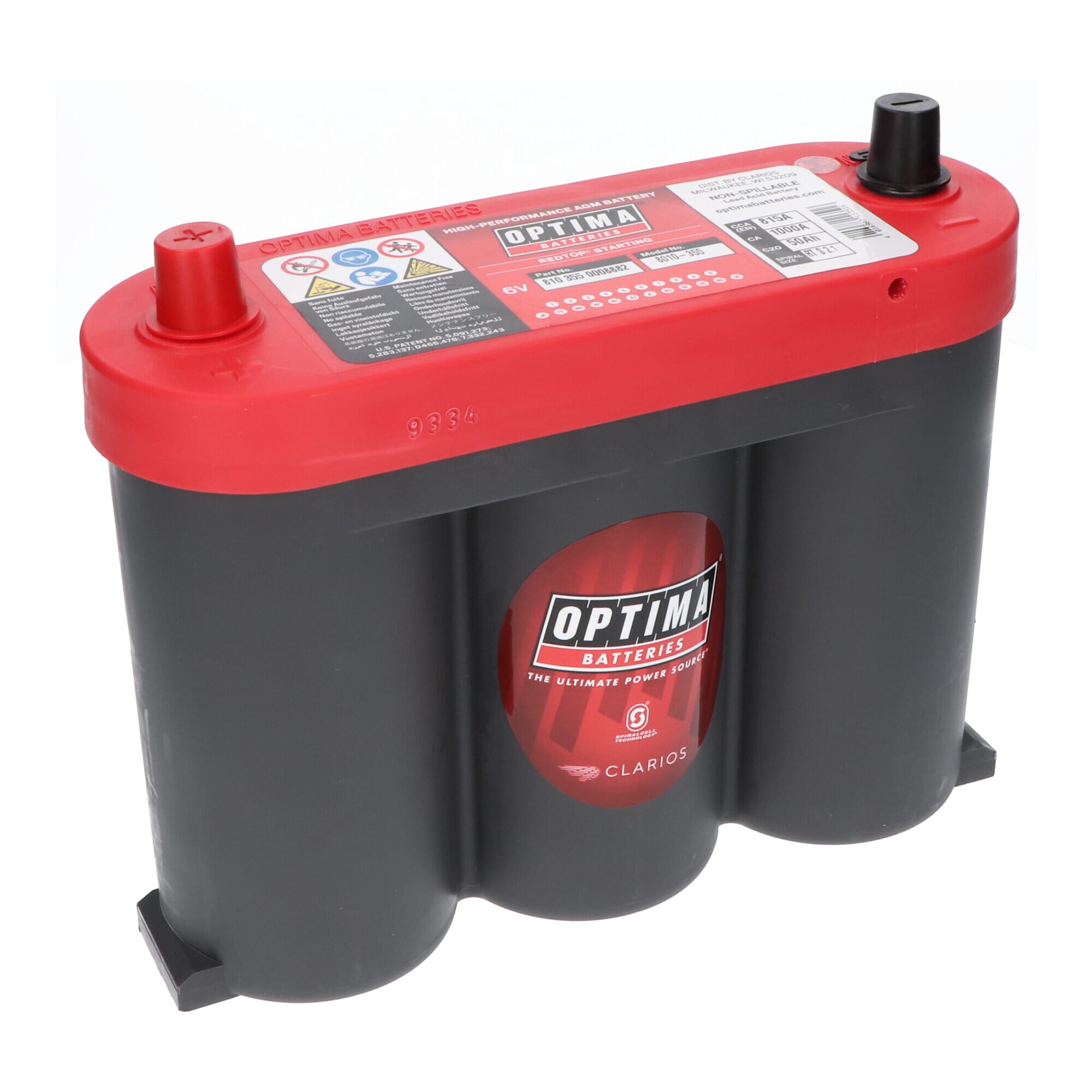 Optima Red Top Accu 6V 50Ah RT S-2.1