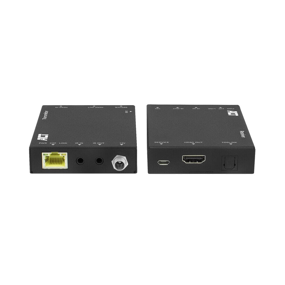 ACT 4K HDMI 2.0 extender set over CAT6 UTP met IR 60 m