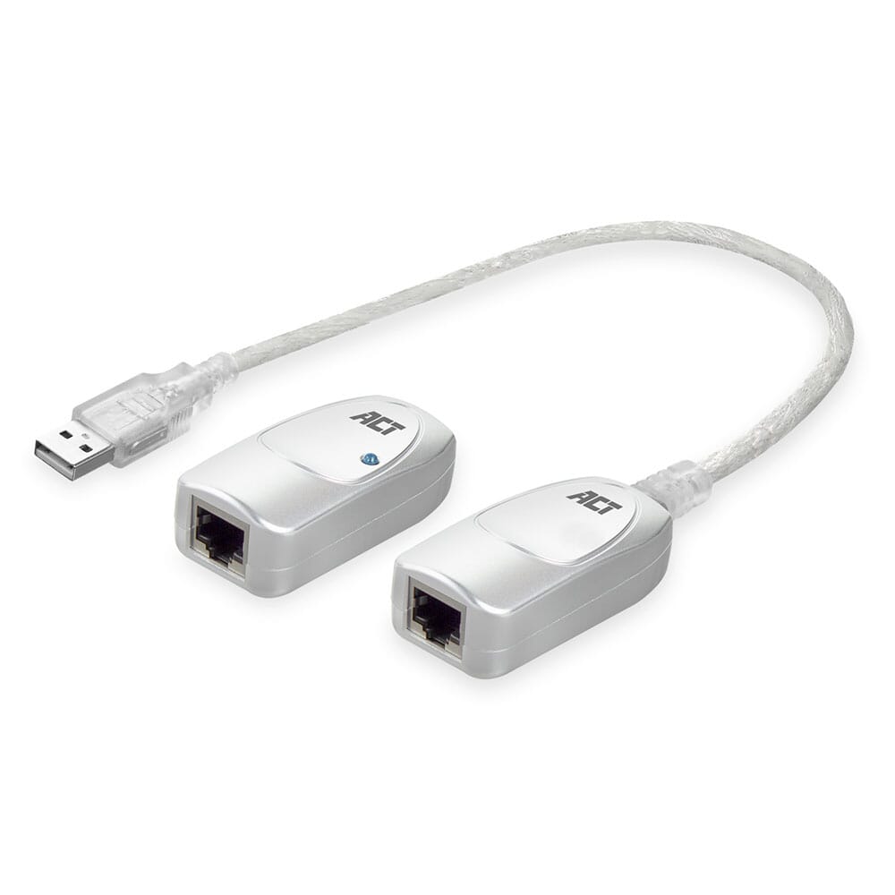 ACT USB Extender set over UTP, extender tot 60 meter