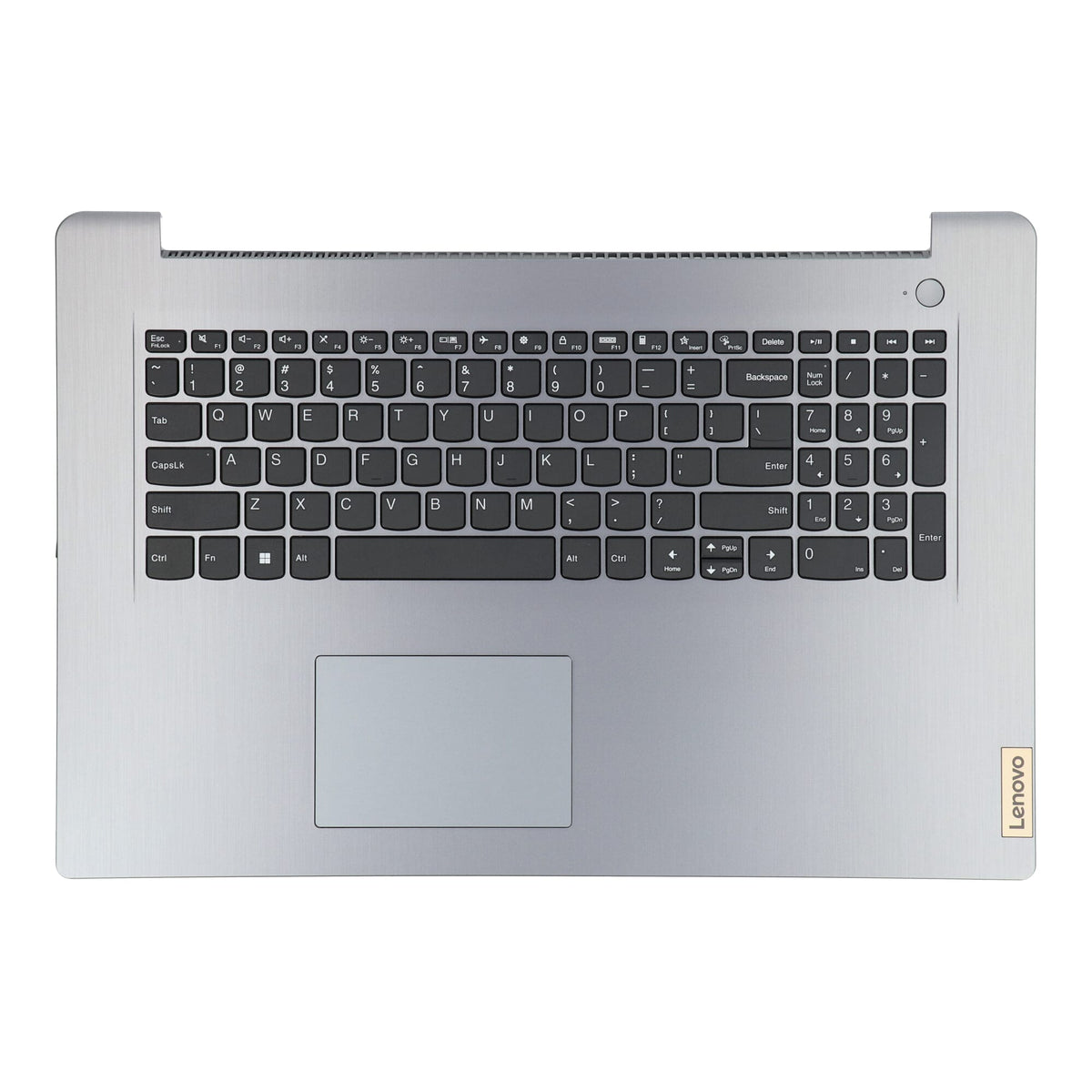 Lenovo Laptop Toetsenbord Qwerty US + Top Cover Grijs