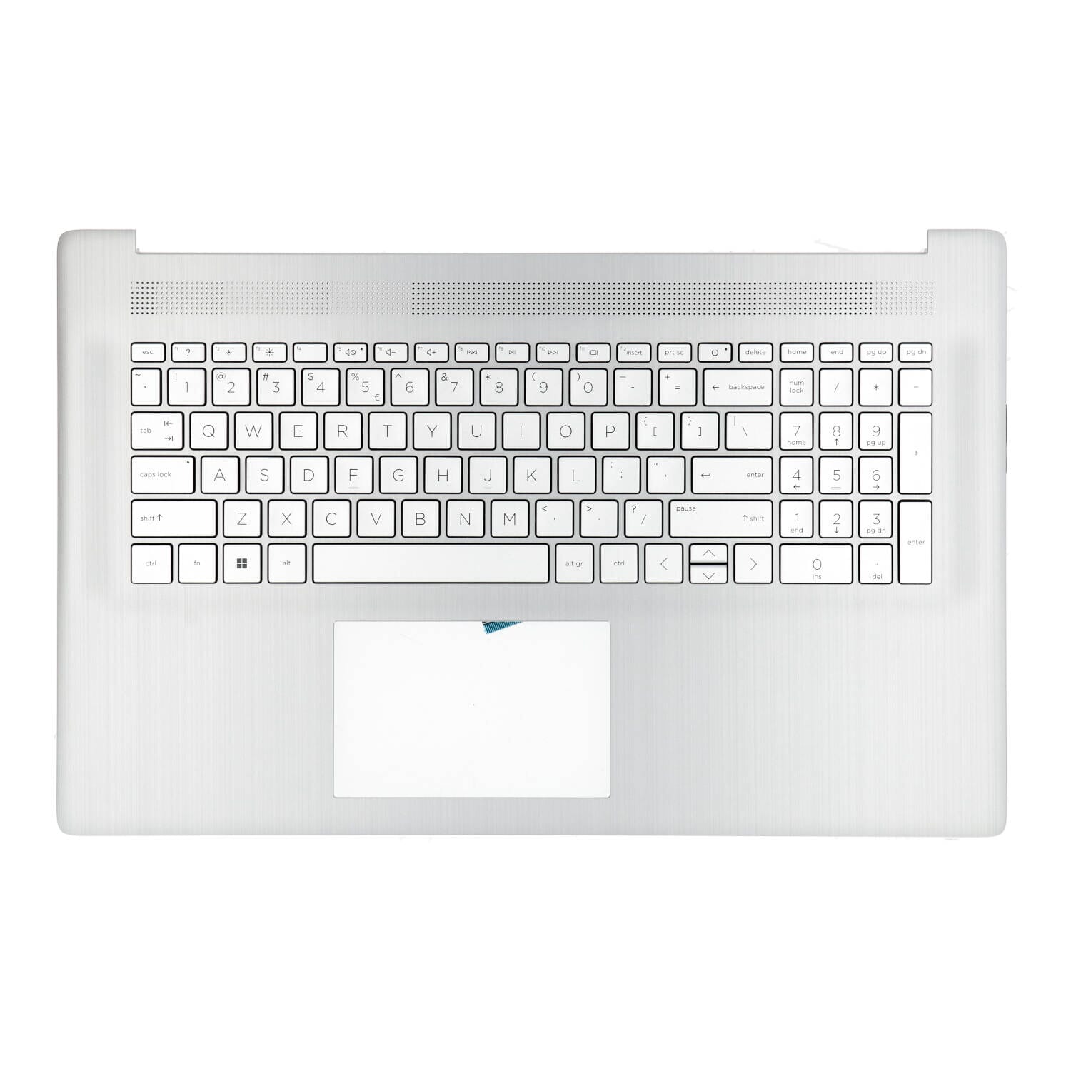 HP Laptop Toetsenbord Qwerty US + Top Cover - Zilver