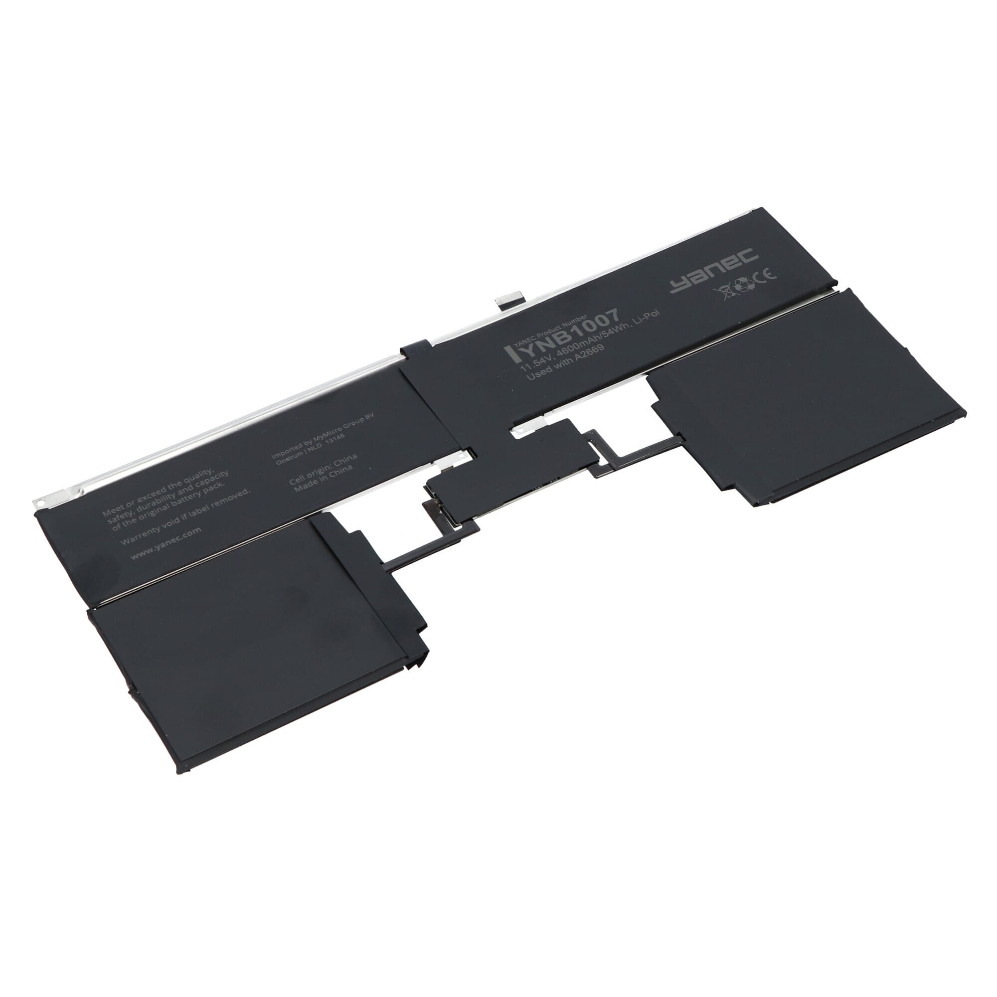 Yanec MacBook Accu 4600mAh