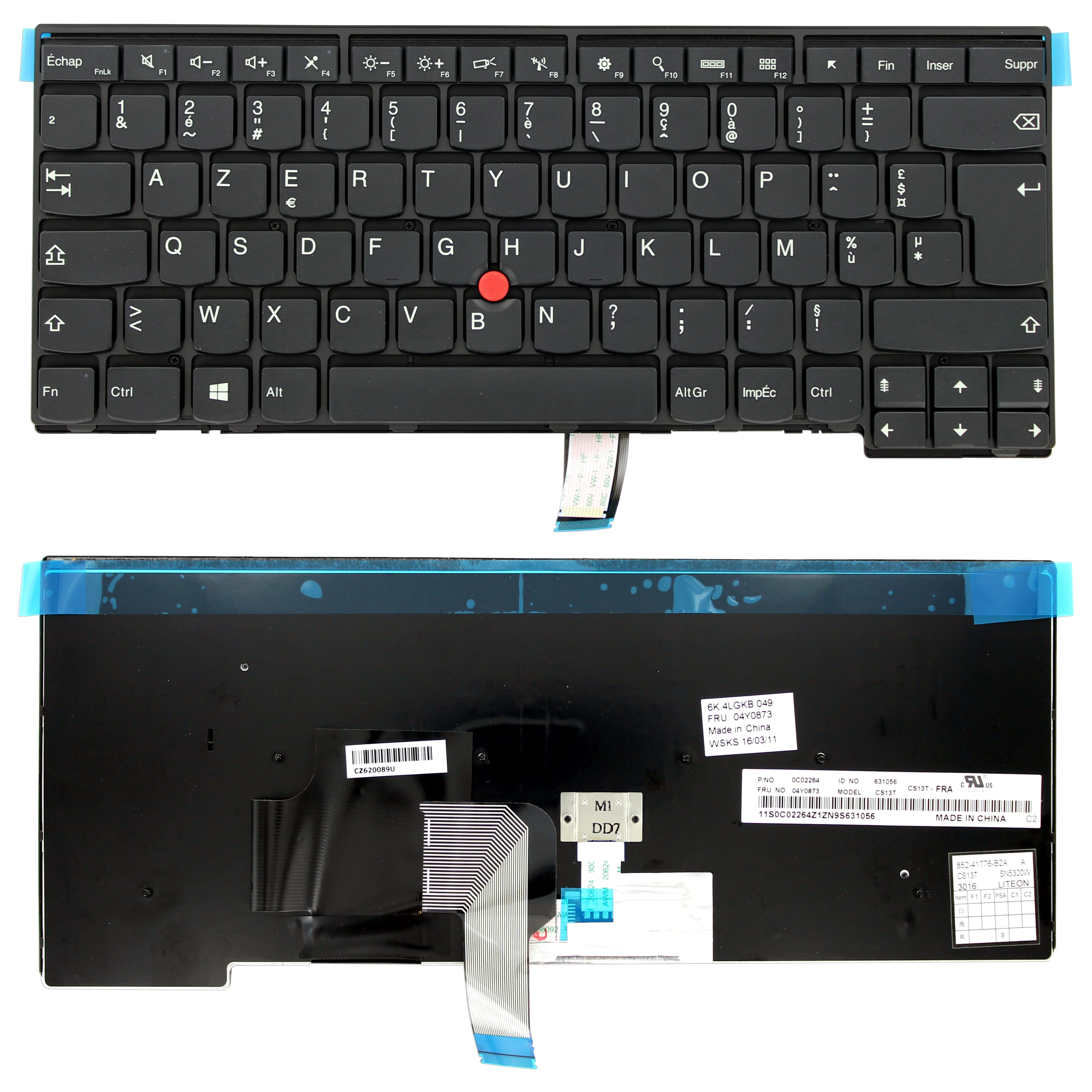 Lenovo Laptop Toetsenbord Azerty FR