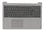 Lenovo Laptop Toetsenbord Qwerty US + Top Cover - Zilver