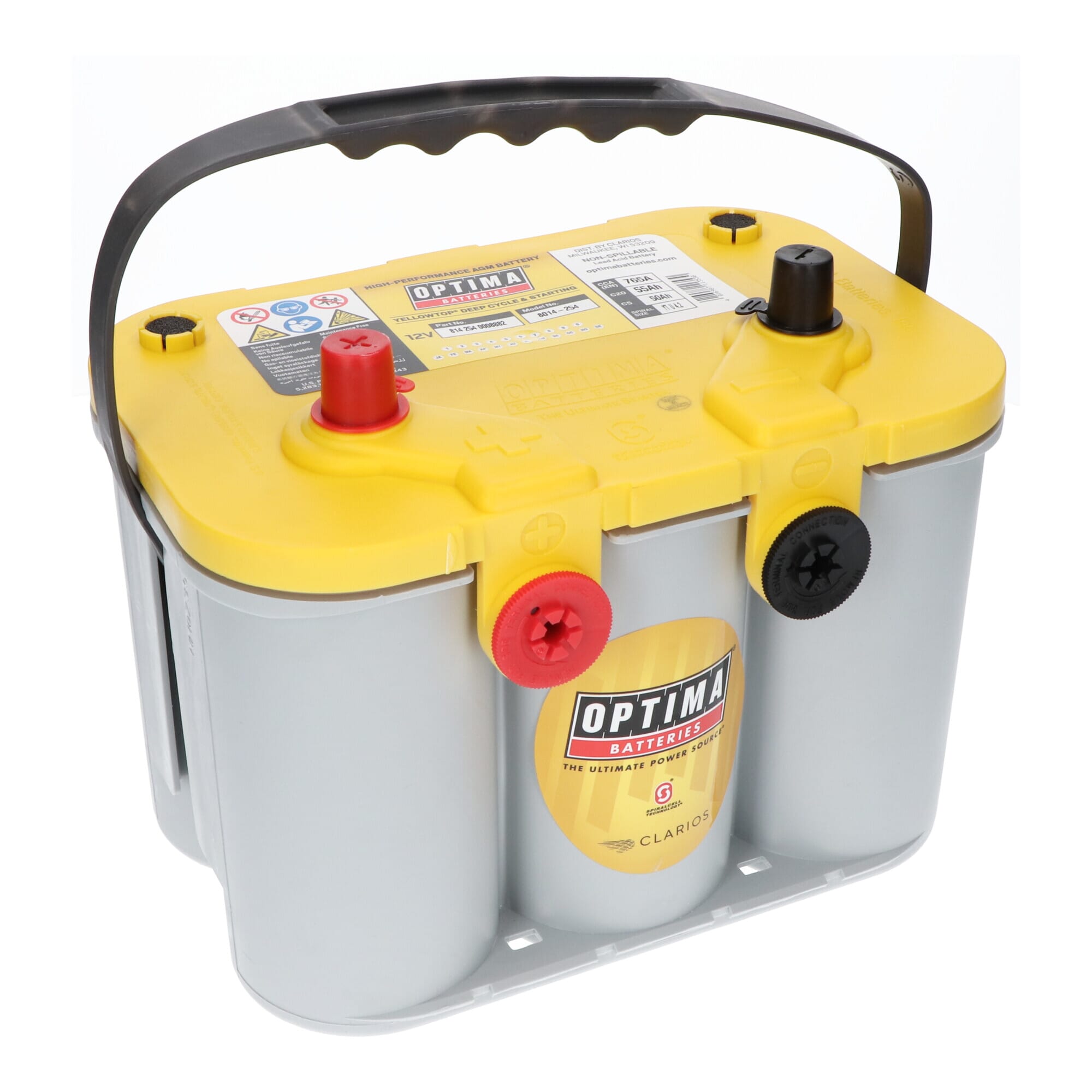 Optima Yellow Top Accu 12V 55Ah YT U-4.2