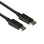ACT 2 meter 2x DisplayPort male connector, Zip Bag