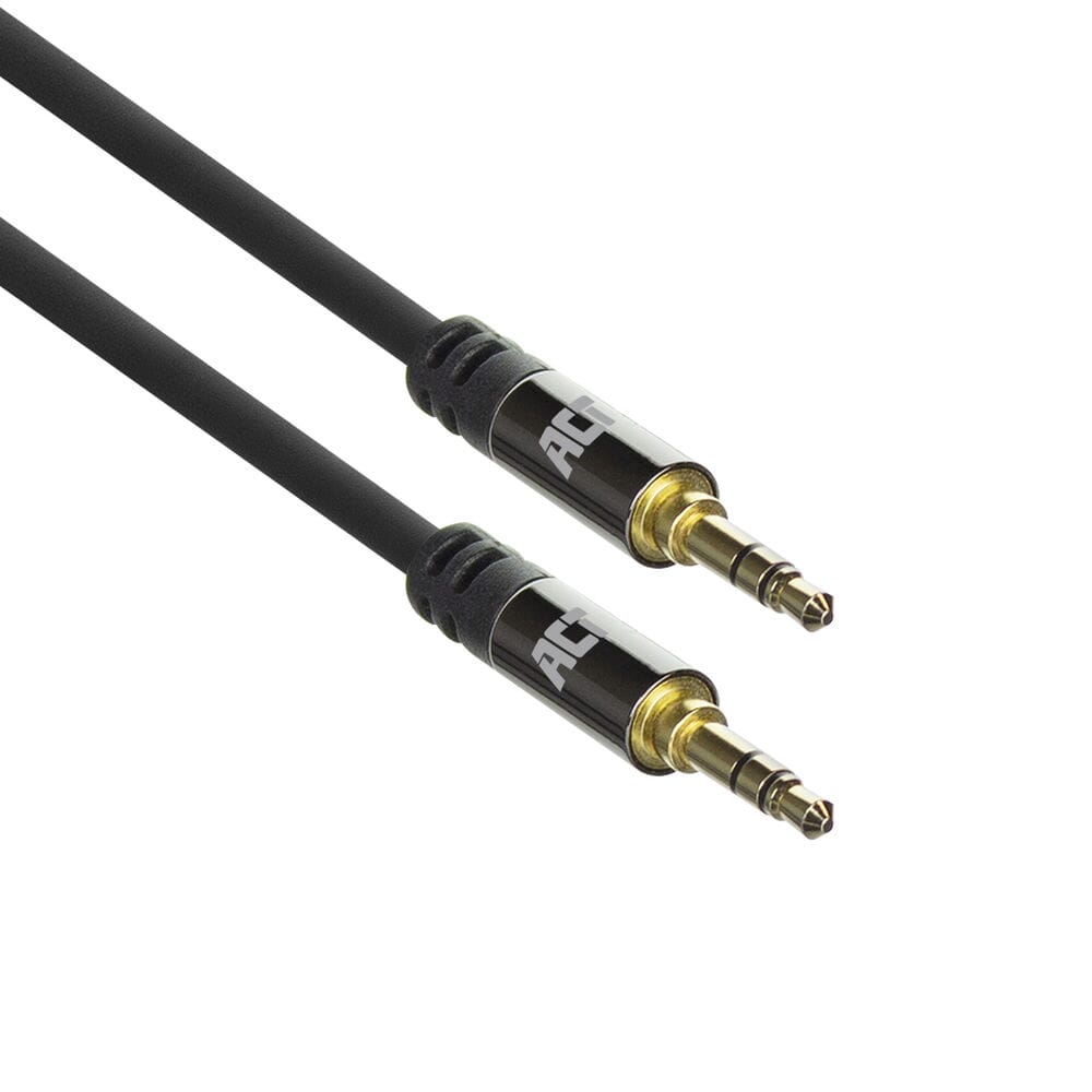 ACT 3 meter HQ stereo audio 3,5 mm stereo jack male - male