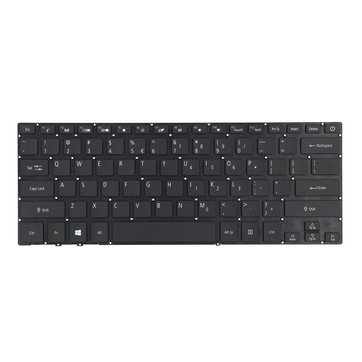 Acer Laptop Toetsenbord Qwerty US - Zwart