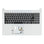 Acer Laptop Toetsenbord Qwerty US incl. Top Cover - Zilver