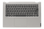 Lenovo Laptop Toetsenbord Qwerty US +Top Cover - Grijs