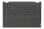 Lenovo Laptop Toetsenbord Qwertz DE +Top Cover - Zwart