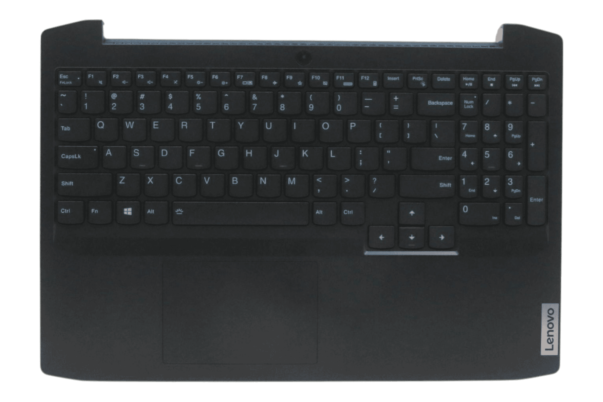 Lenovo Laptop Toetsenbord Qwerty US + Top Cover - Zwart