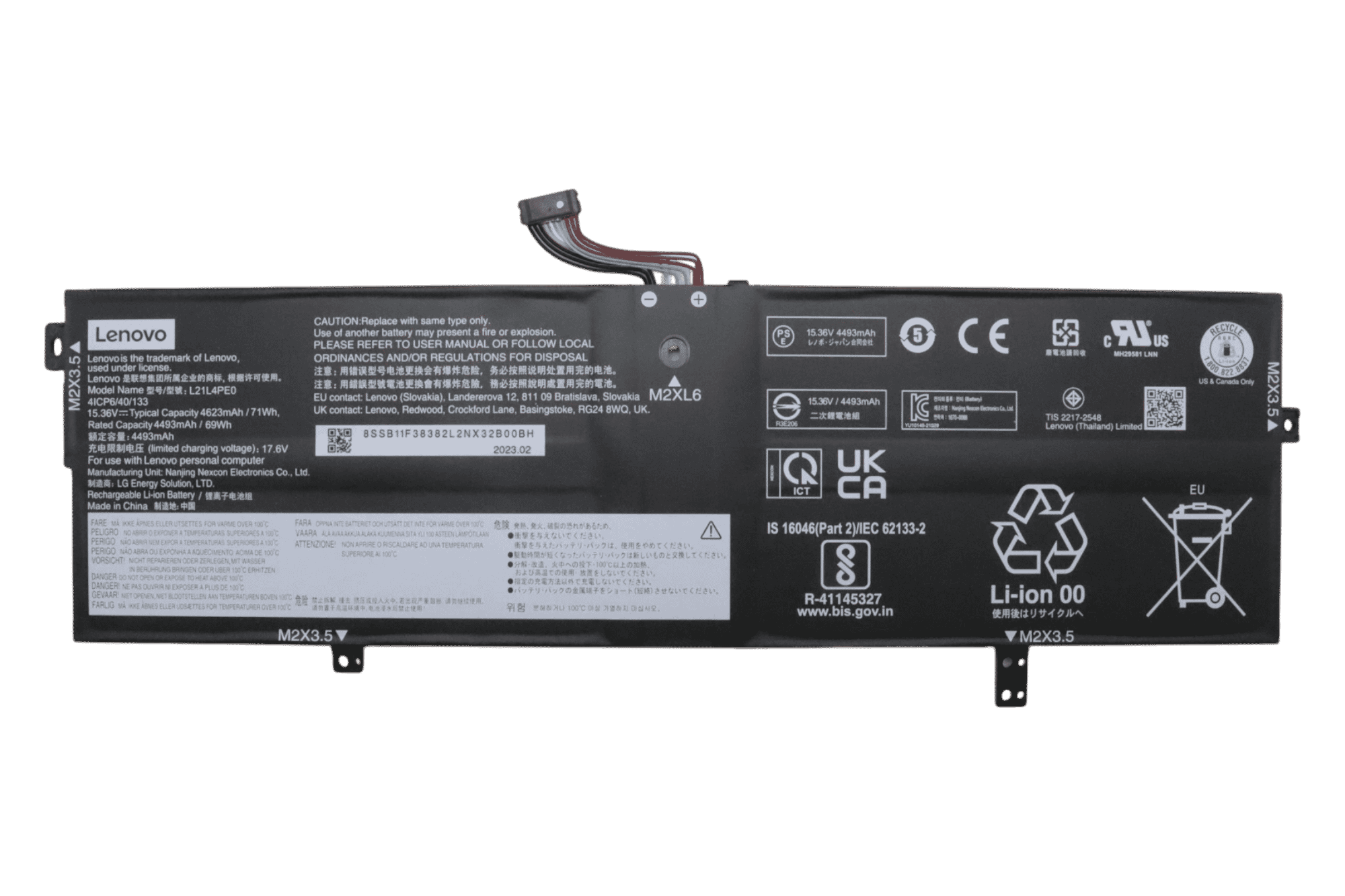 Lenovo Laptop Accu 4493mAh