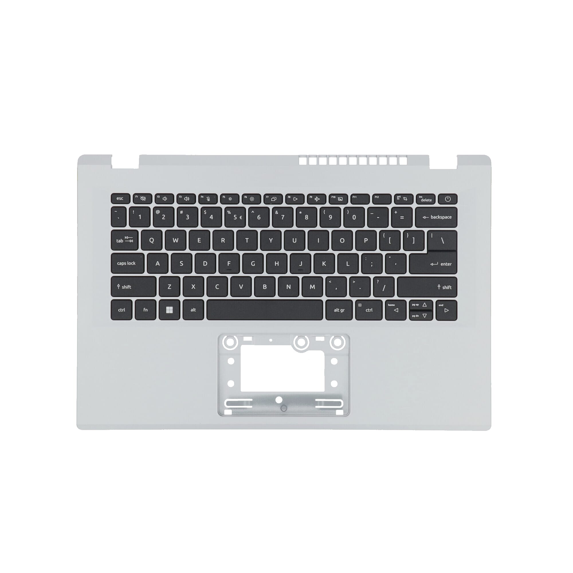 Acer Laptop Toetsenbord Qwerty US + Top Cover - Zilver